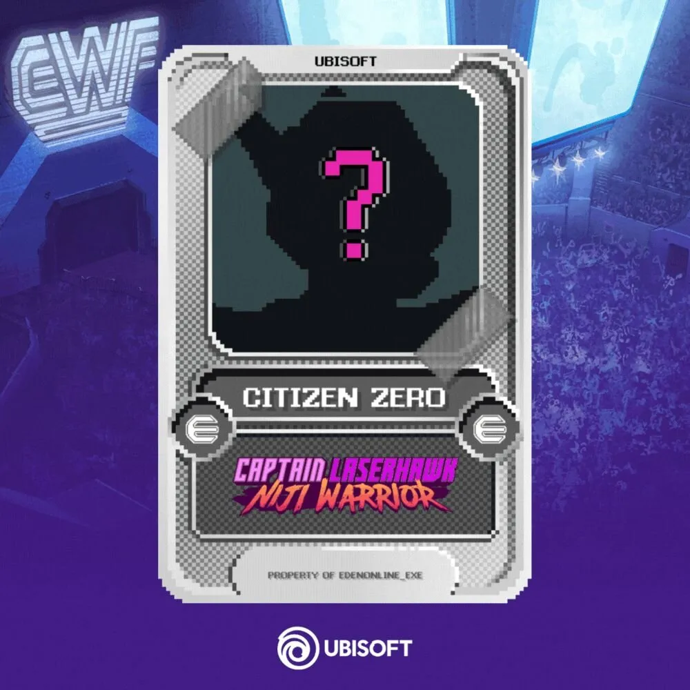 Ubisoft Captain Laserhawk dynamic NFT card (Citizen Zero)