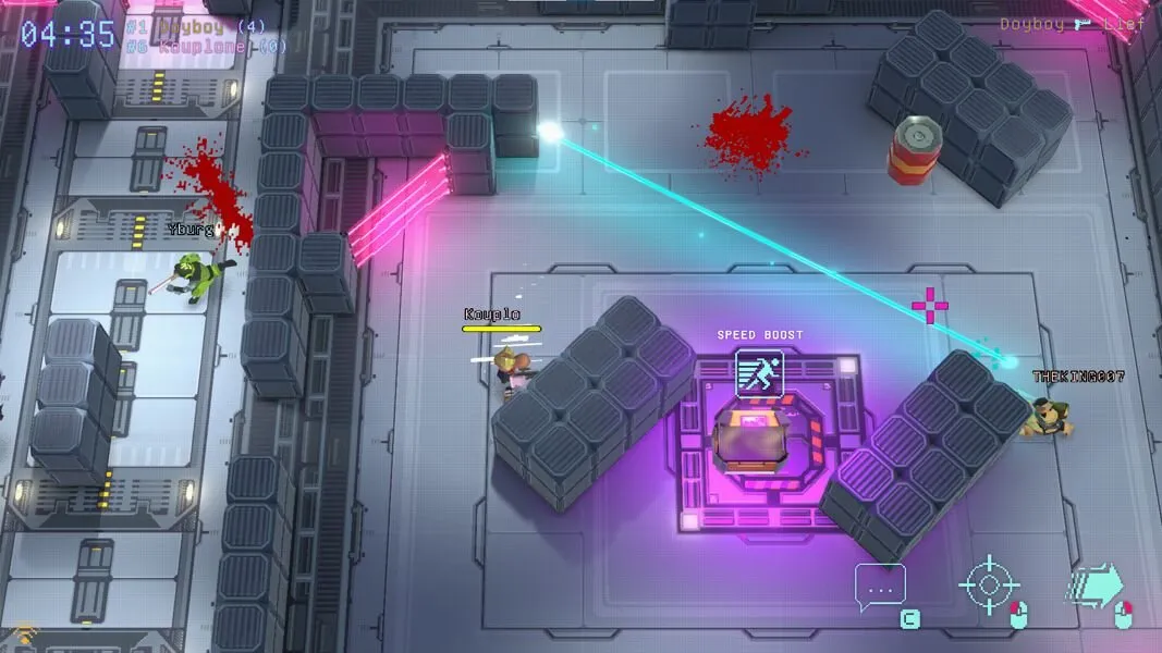 Captain Laserhawk: The G.A.M.E multiplayer shooter gameplay